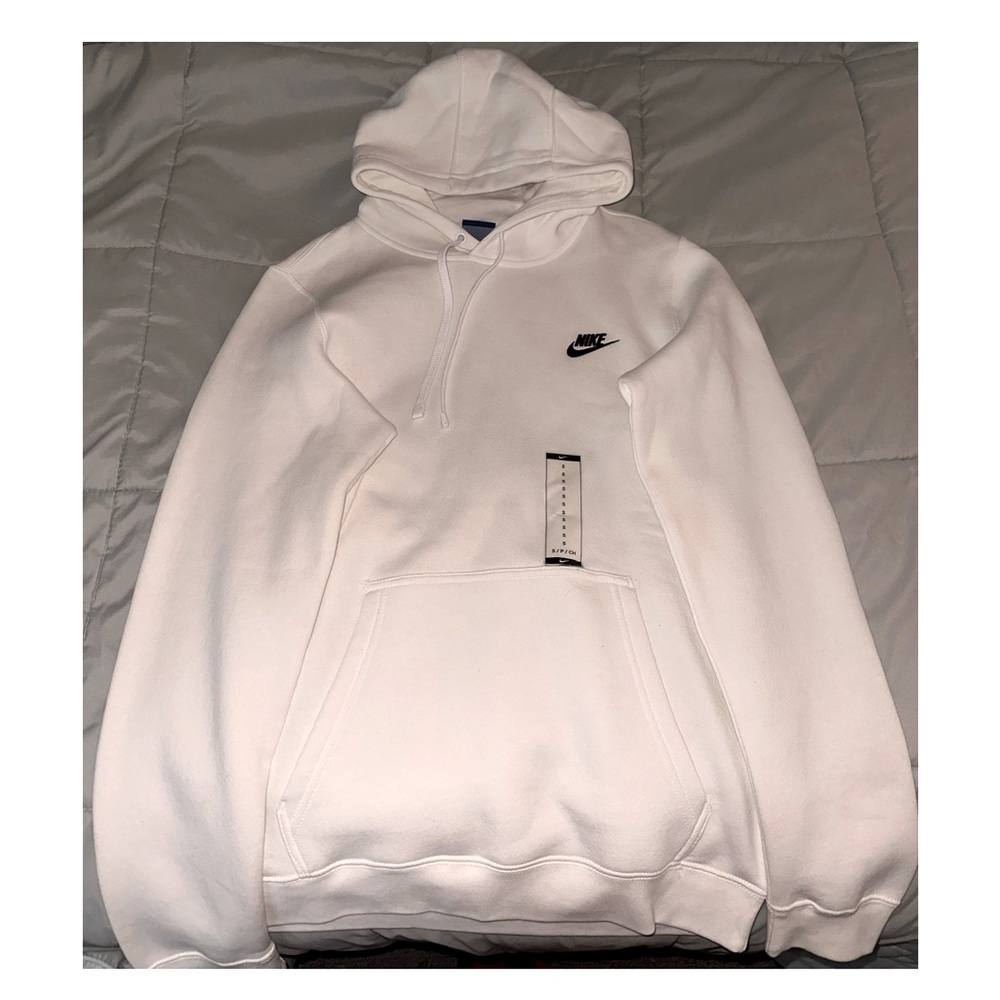 White Nike hoodie